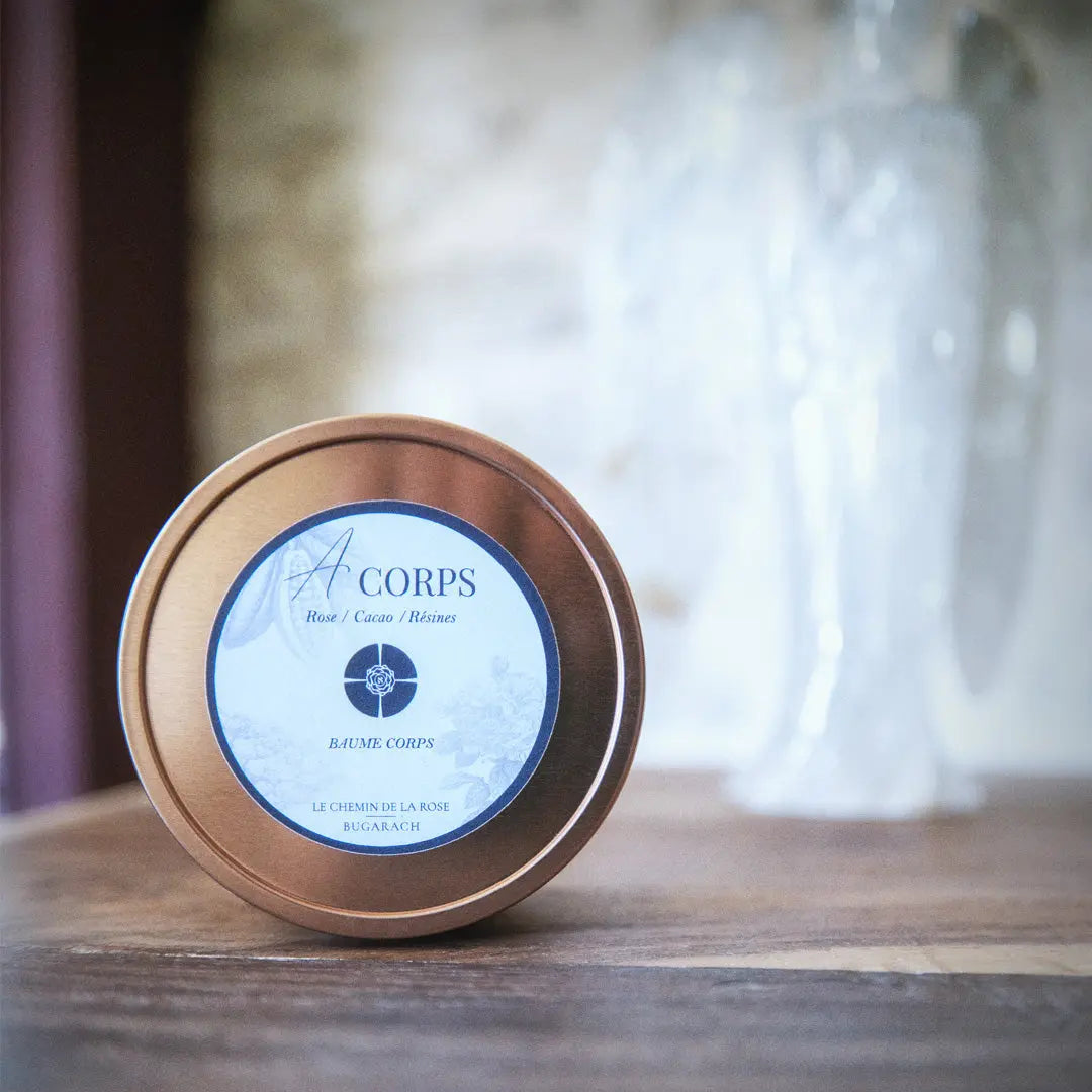 À corps - rose, cacao & résines - Baume corps | Le Chemin de la Rose Le Chemin de la Rose
